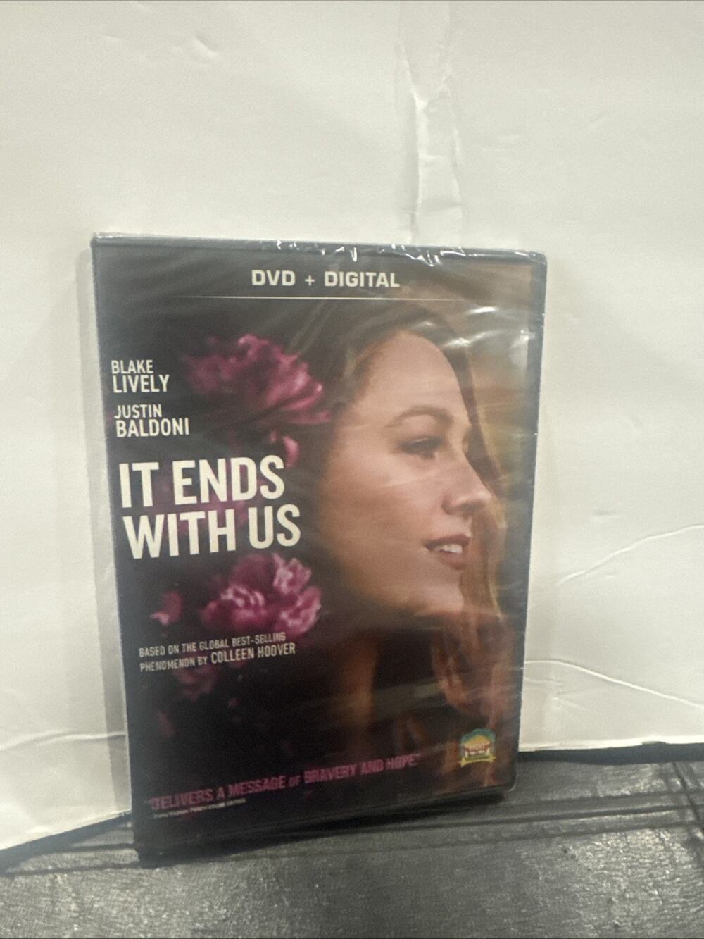 It Ends with Us DVD + Digital Blake Lively Justin Baldoni Factory Sealed